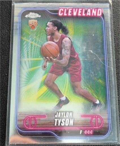 2024-25 Topps Chrome #168 Jaylon Tyson — front