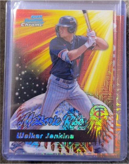 2025 Bowman Chrome #MR-6 Walker Jenkins Meteoric Rise — front