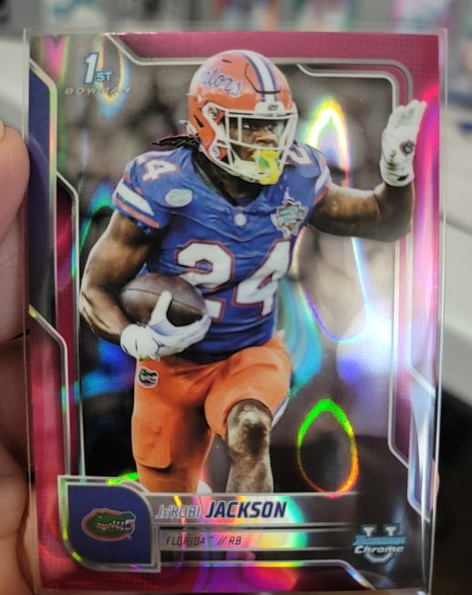 2025 Bowman University Chrome #163 Ja'Kobi Jackson — front