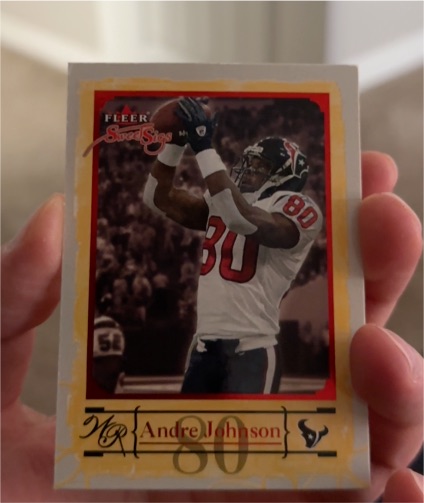 2004 Fleer Sweet Sigs #67 Andre Johnson — front