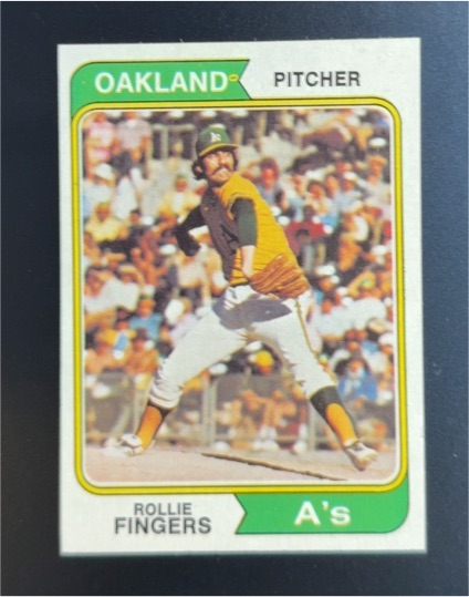 1974 Topps #212 Rollie Fingers Oakland A's — front