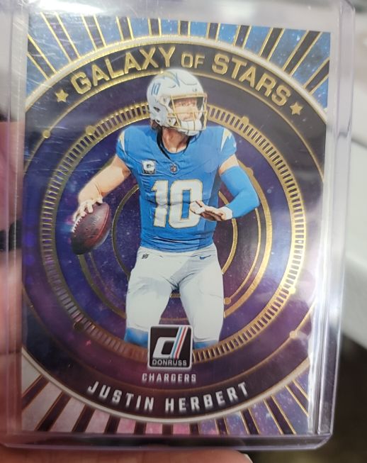 2024 Panini Donruss Galaxy of Stars #GOS-JHE Justin Herbert — front