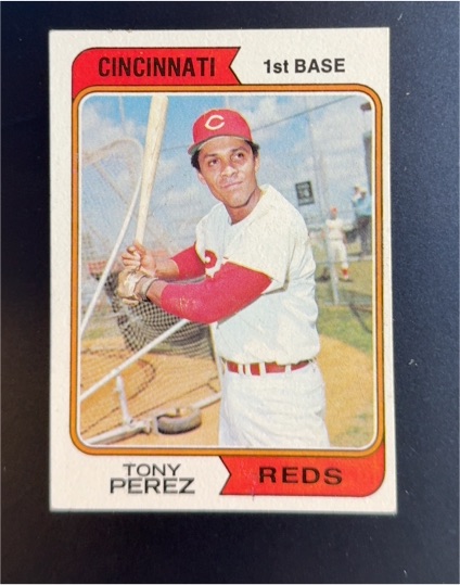 1974 Topps #230 Tony Perez — front