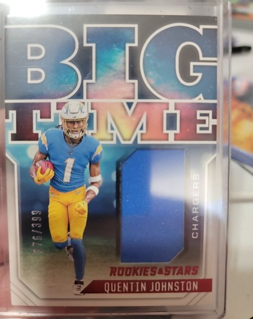 2023 Panini Rookies & Stars Big Time #BT-QJ Quentin Johnston — front