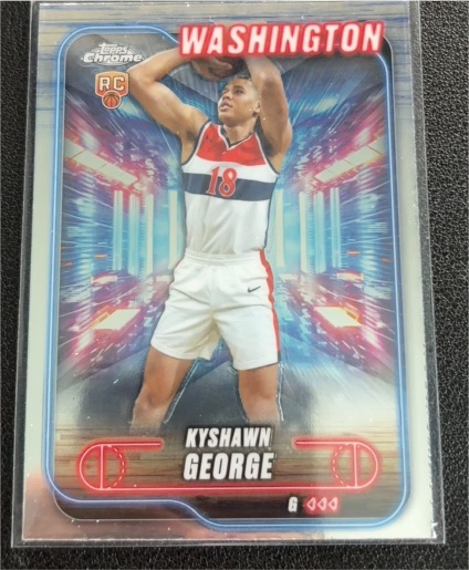 2024-25 Topps Chrome #158 Kyshawn George — front
