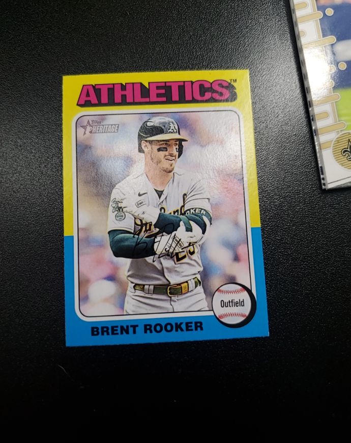 2024 Topps Heritage #145 Brent Rooker — front