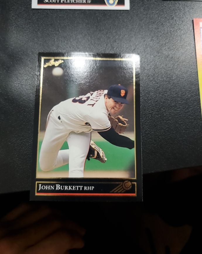 1992 Leaf #179 John Burkett — front