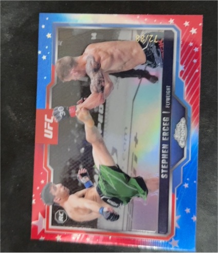 2025 Topps Chrome UFC #63 Stephen Erceg — front