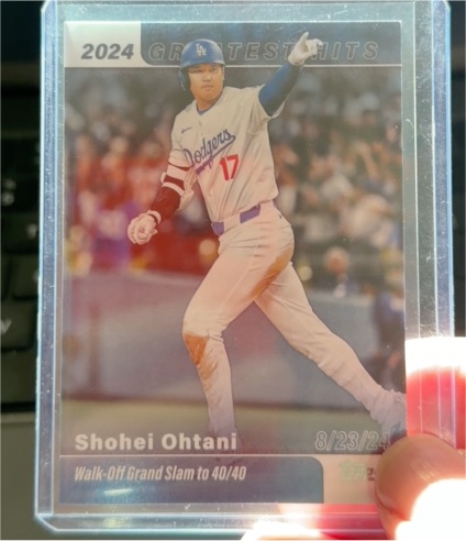 2025 Topps Series 1 2024 Greatest Hits #GH-23 Shohei Ohtani — front