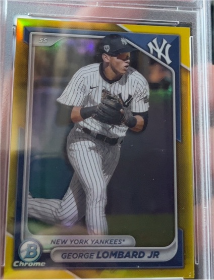 2024 Bowman Chrome #BCP-222 George Lombard Jr — front