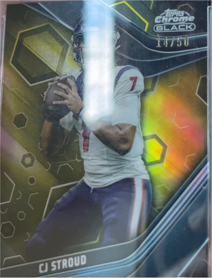2023 Topps Composite Chrome Black #120 CJ Stroud — front