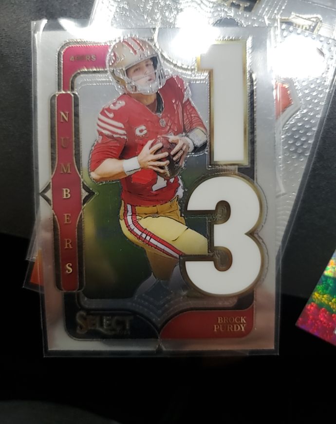 2024 Panini Select Numbers #13 Brock Purdy — front