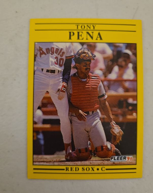 1991 Fleer #106 Tony Pena — front