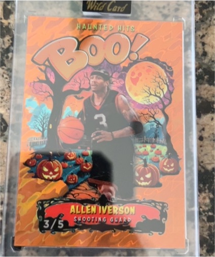 2025 Wild Card Haunted Hits BOO! #3 Allen Iverson — front