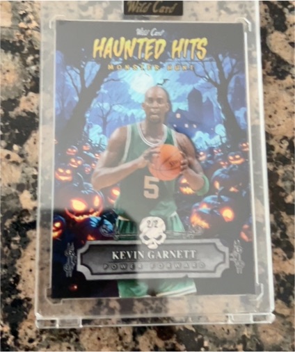 2025 Wild Card Haunted Hits Monster Hunt #Kevin Garnett — front