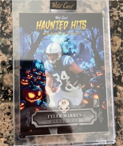 2025 Wild Card Haunted Hits Monster Hunt #HHP-TW Tyler Warren — front