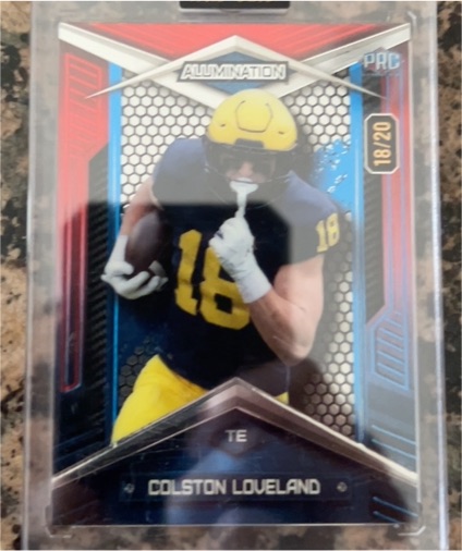 2024 Wild Card Alumination #18/20 Colston Loveland — front
