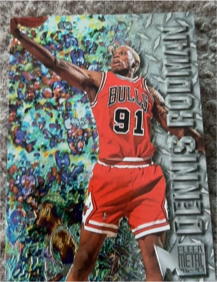 1996-97 Fleer Metal #15 Dennis Rodman — front