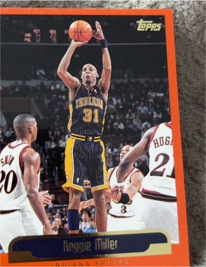 1999-00 Topps #160 Reggie Miller — front