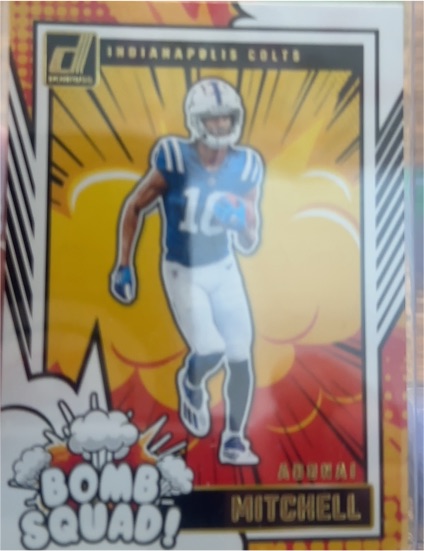 2024 Donruss #9 Adonai Mitchell Bomb Squad — front