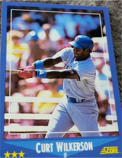 1988 Score #127 Curt Wilkerson — front