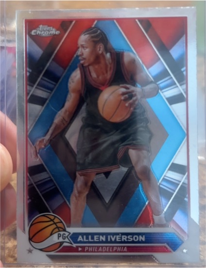 2023-24 Topps Chrome #66 Allen Iverson — front