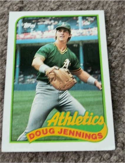 1989 Topps #166 Doug Jennings — front