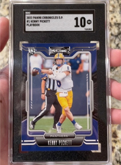 2022 Panini Chronicles Draft Picks #1 Kenny Pickett Playbook — front