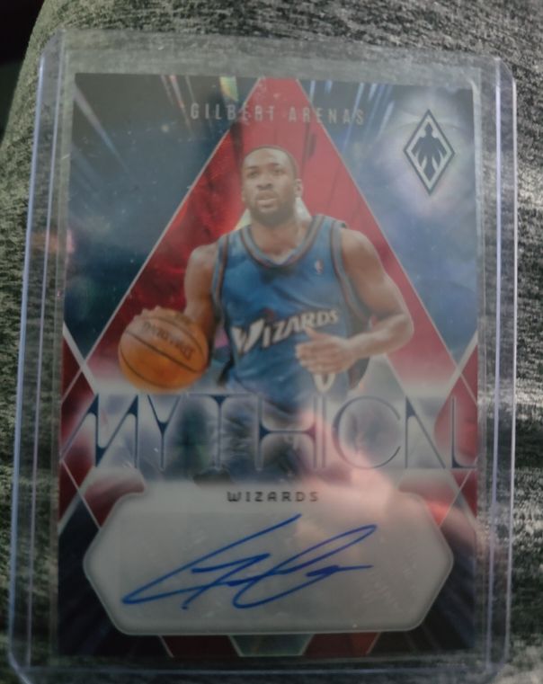 2023-24 Panini Phoenix Mythical Autograph #MA-GBA Gilbert Arenas — front