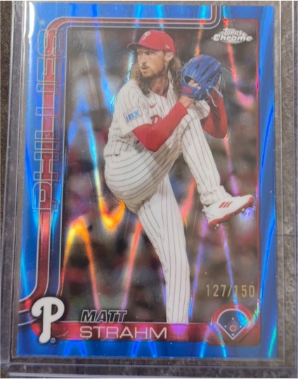 2025 Topps Chrome #178 Matt Strahm — front