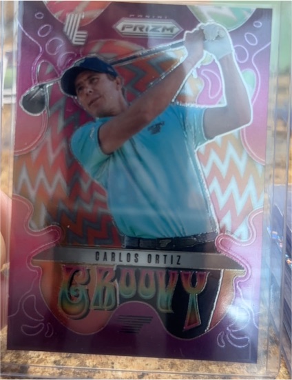 2025 Panini Prizm LIV #7 Carlos Ortiz Groovy — front