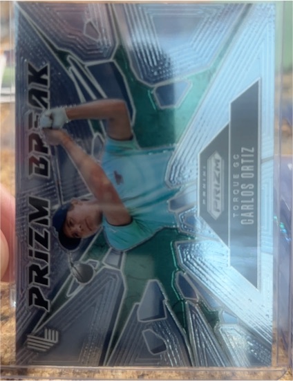2025 Panini Prizm Liv Golf #1 Carlos Ortiz Prizm Break — front