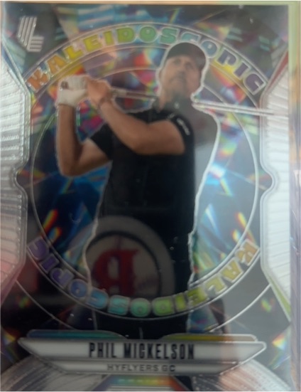 2025 Panini Prizm LIV Golf #7 Phil Mickelson Kaleidoscopic — front