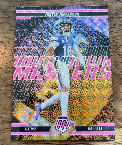2025 Panini Mosaic Touchdown Masters #4 Justin Jefferson — front