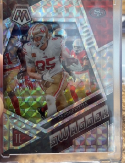 2023 Panini Mosaic #Swagger George Kittle — front