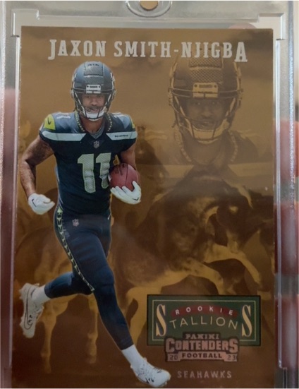 2023 Panini Contenders #21 Jaxon Smith-Njigba Rookie Stallions — front