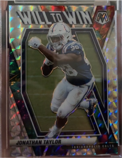 2021 Panini Mosaic #WW-9 Jonathan Taylor Will to Win — front