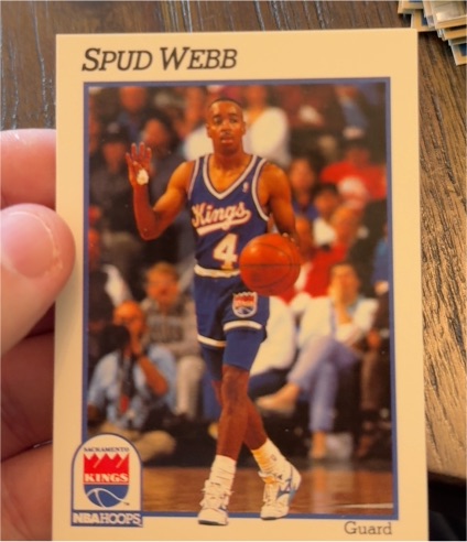 1991-92 Hoops #431 Spud Webb — front