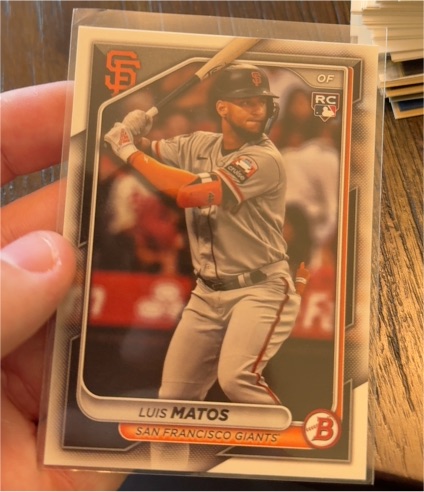 2024 Bowman #12 Luis Matos — front