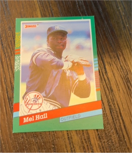 1991 Donruss #442 Mel Hall — front