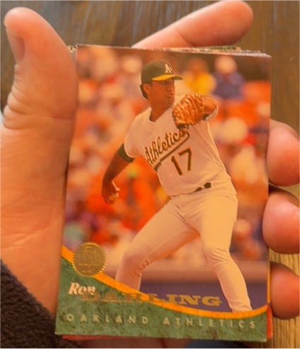 1993 Leaf #412 Ron Darling — front