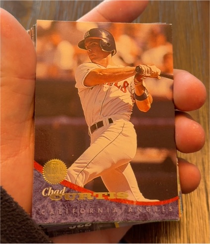 1993 Leaf Chad Curtis California Angels — front