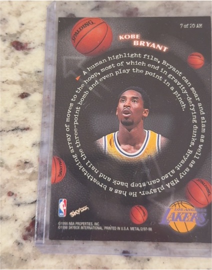1997-98 Metal Universe Championship Preview All Millennium #7AM Kobe Bryant — front