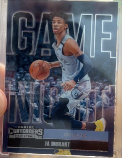 2020-21 Panini Contenders #20 Ja Morant Game Night Ticket — front