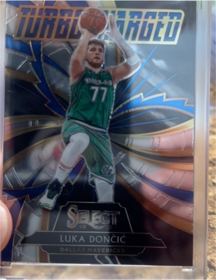 2020-21 Panini Select #1 Luka Dončić Turbocharged — front