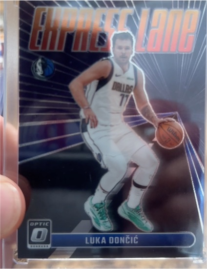 2023-24 Panini Donruss Optic #13 Luka Dončić Express Lane — front