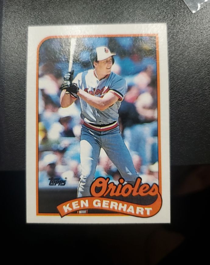 1989 Topps #598 Ken Gerhart — front
