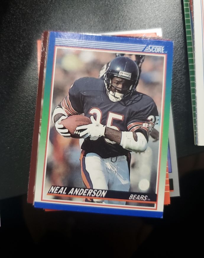 1990 Score #47 Neal Anderson — front