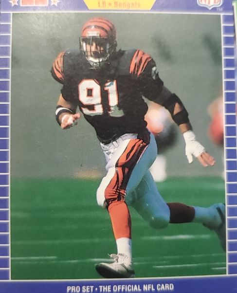 1989 Pro Set #71 Carl Zander Cincinnati Bengals — front