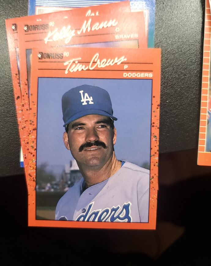 1990 Donruss #250 Tim Crews — front